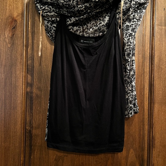 Women’s INC International Concept Black & White Blouse Size L - Picture 8 of 16